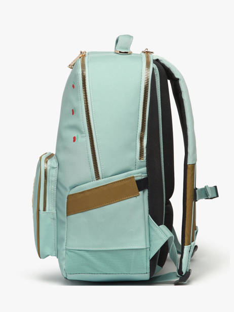 Rugzak 1 Compartiment Jeune premier Blauw daydream girls G ander zicht 2